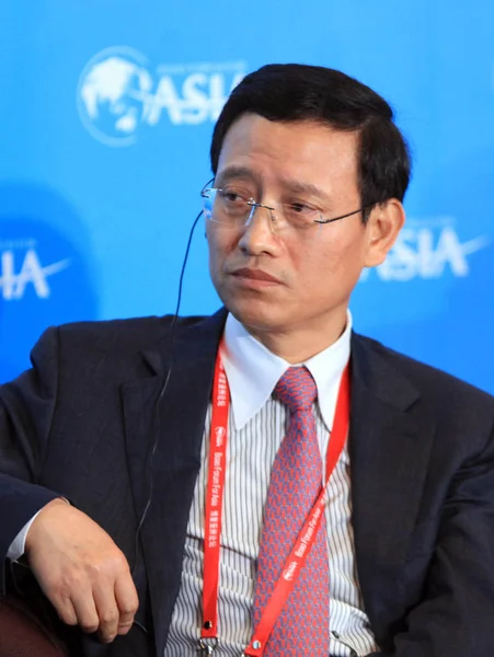 Wang Yincheng Vice Ordförande Och Människors Försäkring Gruppen Kina Picc — Stockfoto