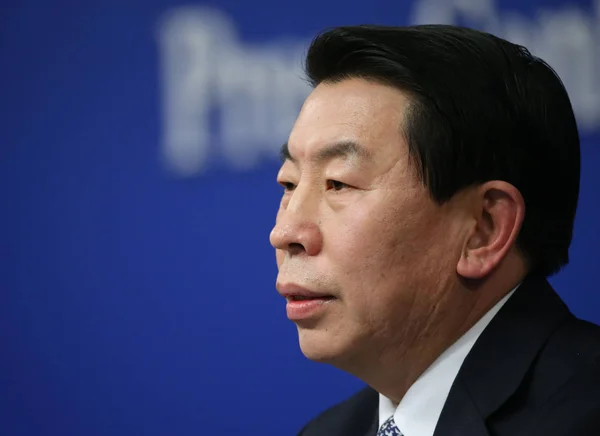 Zhang Xiwu Vervolgens Adjunct Hoofd Van Staatsbedrijf Activa Toezicht Beheer — Stockfoto