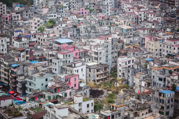 Aerial View Old Residential Houses Xiancun Village Which Undergoing Renovation — Stock Photo, Image