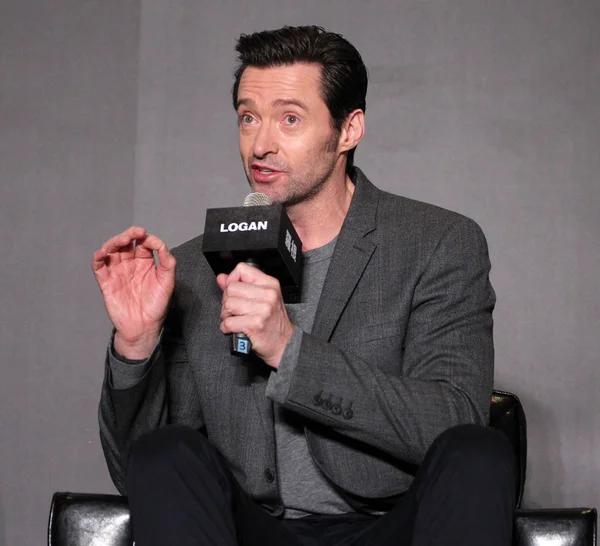 Australian Actor Hugh Jackman Attends Press Conference His First Asia — Stock Photo, Image