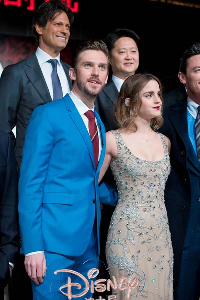 Die Britische Schauspielerin Emma Watson Rechts Und Der Englische Schauspieler — Stockfoto
