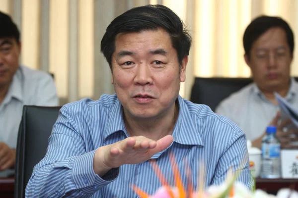 Han Lifeng Sedan Biträdande Sekreterare Tianjin Kommunala Kommittén För Kommunist — Stockfoto
