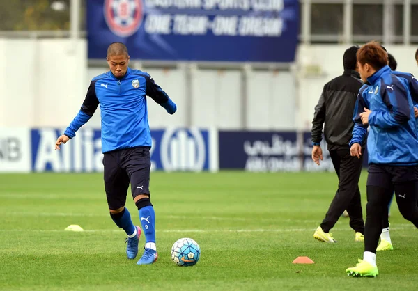 Les Joueurs Japon Kawasaki Frontale Participent Une Séance Entraînement Pour — Photo