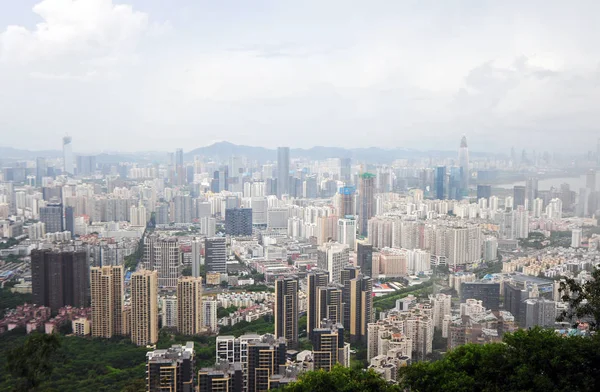 Vista Edificios Residenciales Gran Altura Edificios Oficinas Zona Shekou Del —  Fotos de Stock