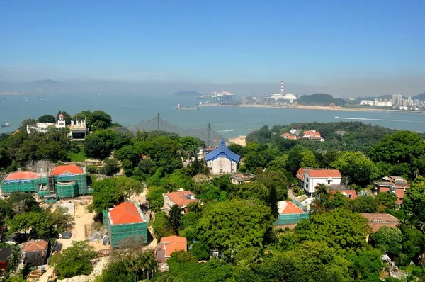Widok Wyspę Gulangyu Mieście Xiamen Południowo Wschodnia Chińska Prowincja Fujian — Zdjęcie stockowe