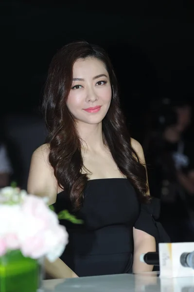 Modelo Actriz Hong Kong Lynn Hung Asiste Final Miss Turismo — Foto de Stock