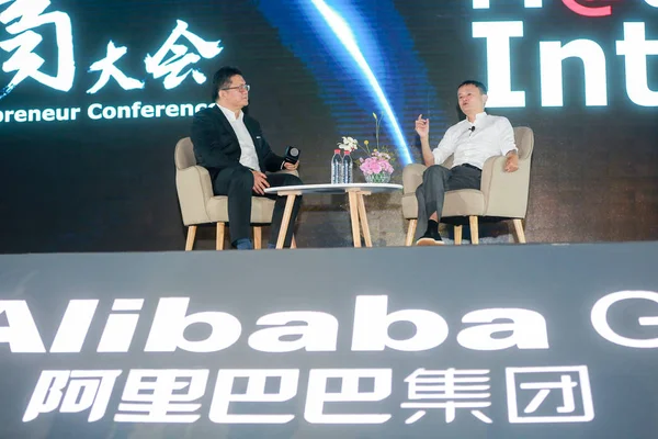Jack Yun Derecha Presidente Del Gigante Chino Comercio Electrónico Alibaba — Foto de Stock