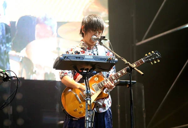 Banda Rock Japonesa Radwimps Actúa Concierto Shanghái China Julio 2017 — Foto de Stock