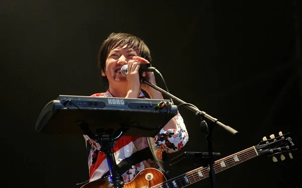 Japanese Rock Band Radwimps Performs Its Concert Shanghai China July — Stock Photo, Image