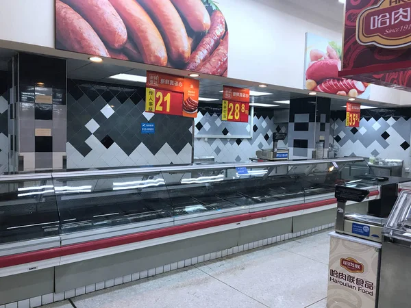 View First Walmart Harbin Closed Harbin City Northeast China Heilongjiang — Stock Photo, Image