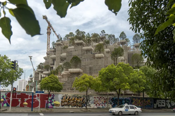 Des Immeubles Grande Hauteur Avec Terrasses Différentes Hauteurs Surnommés Les — Photo