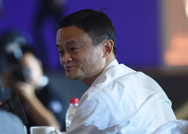 Jack Eller Yun Styrelseordförande Kinesiska Handel Jätte Alibaba Group Avbildas — Stockfoto