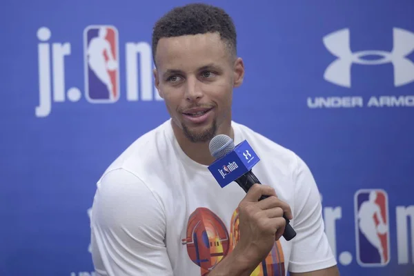 Estrela Nba Stephen Curry Golden State Warriors Participa Evento Reunião — Fotografia de Stock