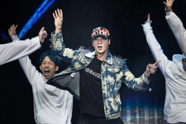 Jackson Wang Sydkoreanska Pojke Gruppen Got7 Utför Den Asiatiska Musik — Stockfoto