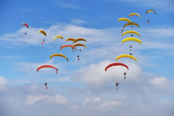 Members Different Countries Perform Skydiving 6Th Shenyang Faku Flight International — Stock Photo, Image