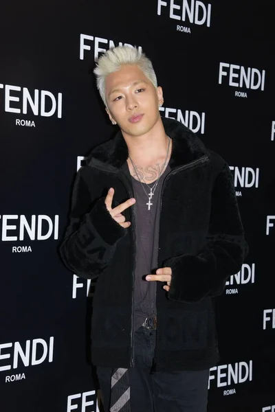 Dong Young Bae Mais Conhecido Pelo Seu Nome Artístico Taeyang — Fotografia de Stock