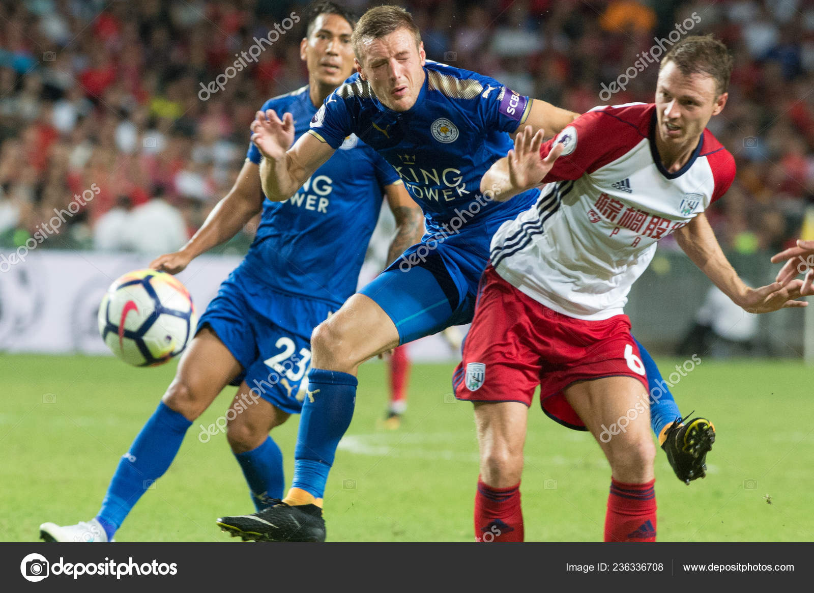 Jamie Vardy Leicester City Center Challenges Jonny Evans West Bromwich Stock Editorial Photo C Chinaimages Jamie Vardy Leicester City Center Challenges Jonny Evans West Bromwich Stock Editorial Photo C Chinaimages