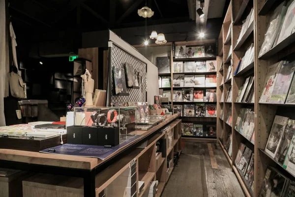 Interior View Bookstore Called Mix Place Hengshan Road Shanghai China — Stock Photo, Image