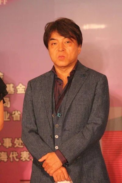 2017年6月18日 日本导演西谷博史出席在中国上海举行的第20届上海国际电影节日本电影周欢迎晚宴 — 图库照片