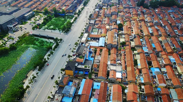 Birlikte 1970 Lerden 1980 Lerde Inşa Veya Peixian County Xuzhou — Stok fotoğraf