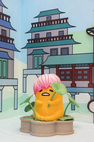 Populaire Japanse Cartoon Karakter Gudetama Lazy Egg Gemaakt Door Hello — Stockfoto