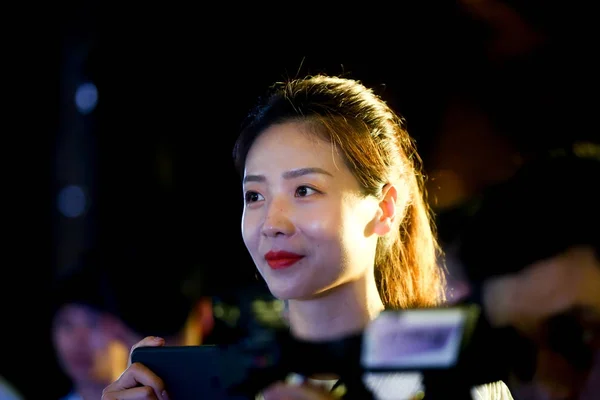 Chińska Siatkarka Wei Qiuyue Uczęszcza Sub Forum Podczas Boao Forum — Zdjęcie stockowe