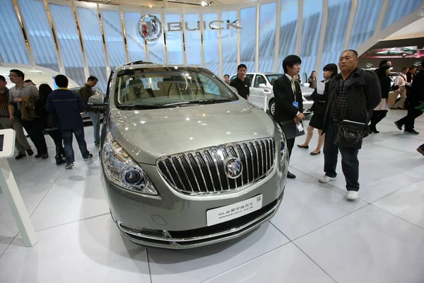 Buick Gl8 Saic Joint Venture Mezi Saic General Motors Displeji — Stock fotografie