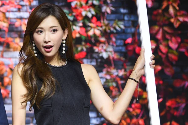 Taiwanese Model Actrice Lin Chi Ling Woont Een Promotioneel Evenement — Stockfoto