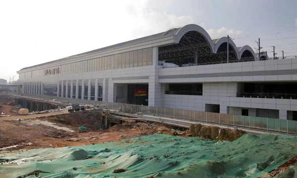 View Foshan West Railway Station Foshan City South China Guangdong — стоковое фото