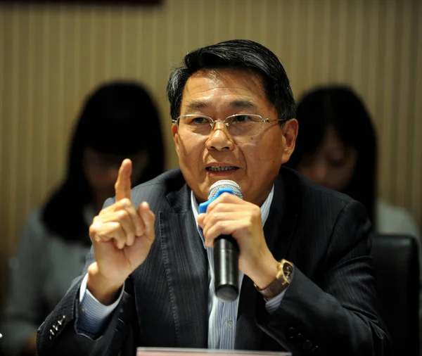 Gao Jisheng Presidente Lander Holdings Group Ltd Habla Durante Foro —  Fotos de Stock