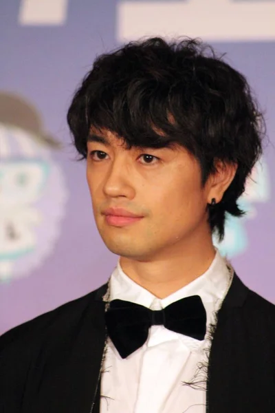 Japoński Aktor Takumi Saito Uczęszcza Powitalna Kolacja Film Tygodnia Japonii — Zdjęcie stockowe