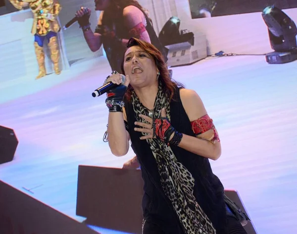 Cantora Japonesa Nob Realiza Durante 15Th China Digital Entertainment Expo — Fotografia de Stock