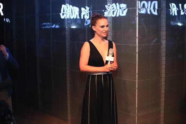 American Actress Natalie Portman Attends Party Miss Dior Shanghai China — Stock Photo, Image