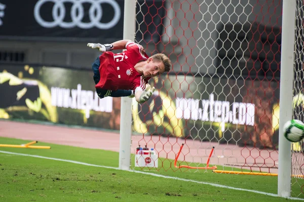 Jogador Bayern Munique Participa Uma Sessão Treinamento Para Copa Dos — Fotografia de Stock