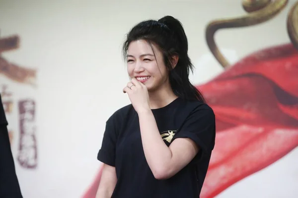 Taiwanees Actrice Michelle Chen Deelneemt Aan Een Repetitie Van Haar — Stockfoto