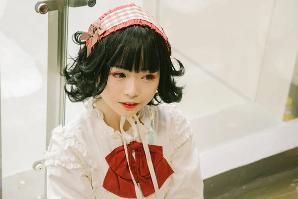 Hangzhou City Doğu Çin Zhejiang Eyaleti Aralık 2018 Hangzhou Cosplay — Stok fotoğraf