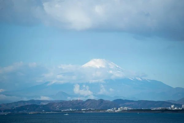 日本神奈川县仓仓的海景风景 2018年12月24日 — 图库照片