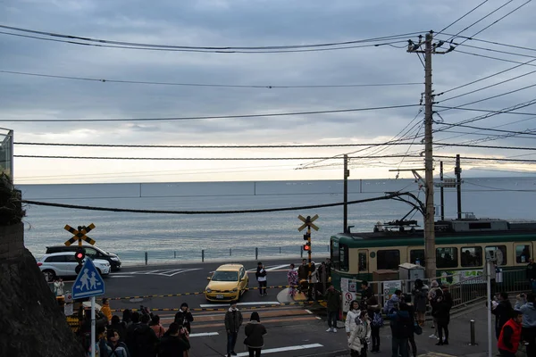 Landschap Van Zee Scape Kamakura Kanagawa Japan December 2018 — Stockfoto