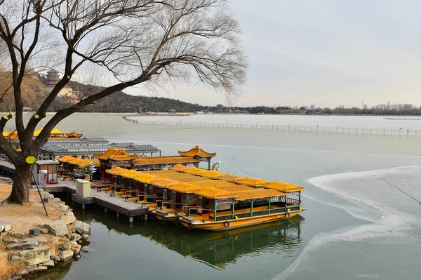 Landschap Van Het Zomerpaleis Winter Peking China Januari 2019 — Stockfoto