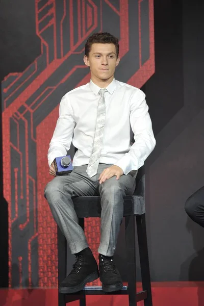 English Actor Tom Holland Attends Premiere Event His New Movie — Stock Photo, Image
