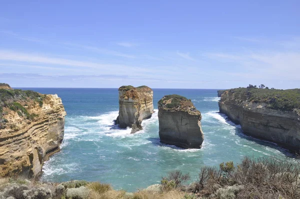 Paisaje Garganta Loch Ard Parte Del Parque Nacional Port Campbell — Foto de Stock