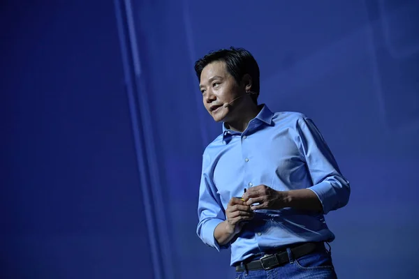 Лэй Цзюнь Председатель Генеральный Директор Xiaomi Technology Председатель Kingsoft Corp — стоковое фото