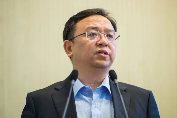 Wang Chuanfu Fondatore Presidente Ceo Del Produttore Cinese Automobili Byd — Foto Stock