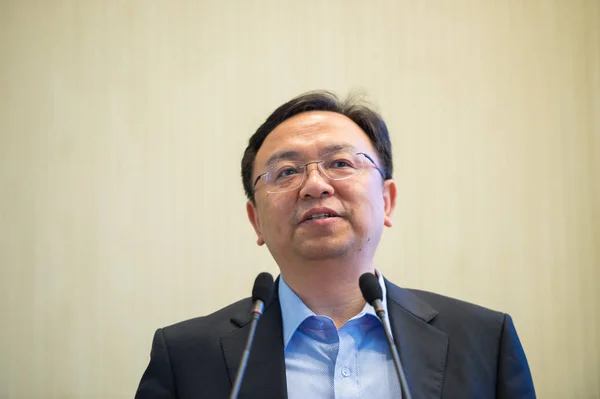 Wang Chuanfu Fundador Presidente Ceo Del Fabricante Chino Automóviles Byd —  Fotos de Stock