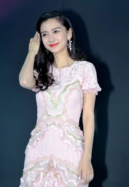 Actriz Hong Kong Angelababy Asiste Evento Promocional Para Marca Champú —  Fotos de Stock
