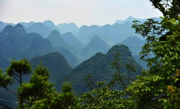 Landschap Van Een Natuurlijke Karst Bekken Waar Werelds Grootste Radio — Stockfoto