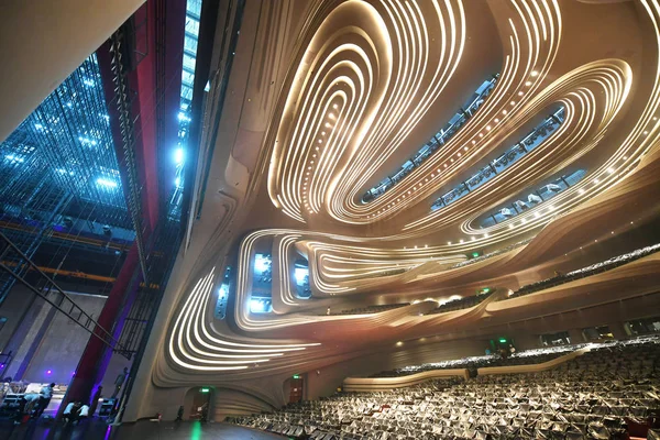 Interior View Grand Theatre Construction Changsha Meixihu International Culture Art — Stock Photo, Image