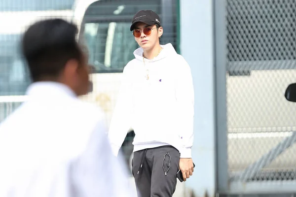 Singer and actor Kris Wu is seen at an airport on August 1, 2017