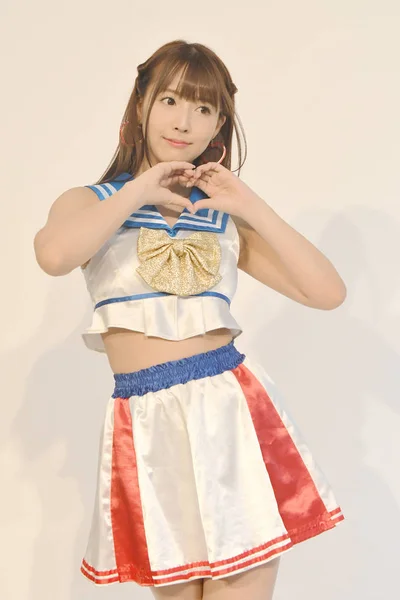 Japanska Stjärnor Yua Mikami Tidigare Medlem Japanska Idol Tjejgruppen Ske48 — Stockfoto