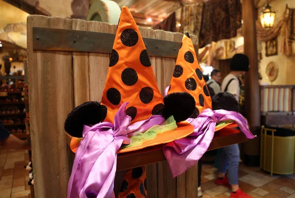 Halloween Tema Objekt Till Salu Butik Shanghai Disney Land För — Stockfoto